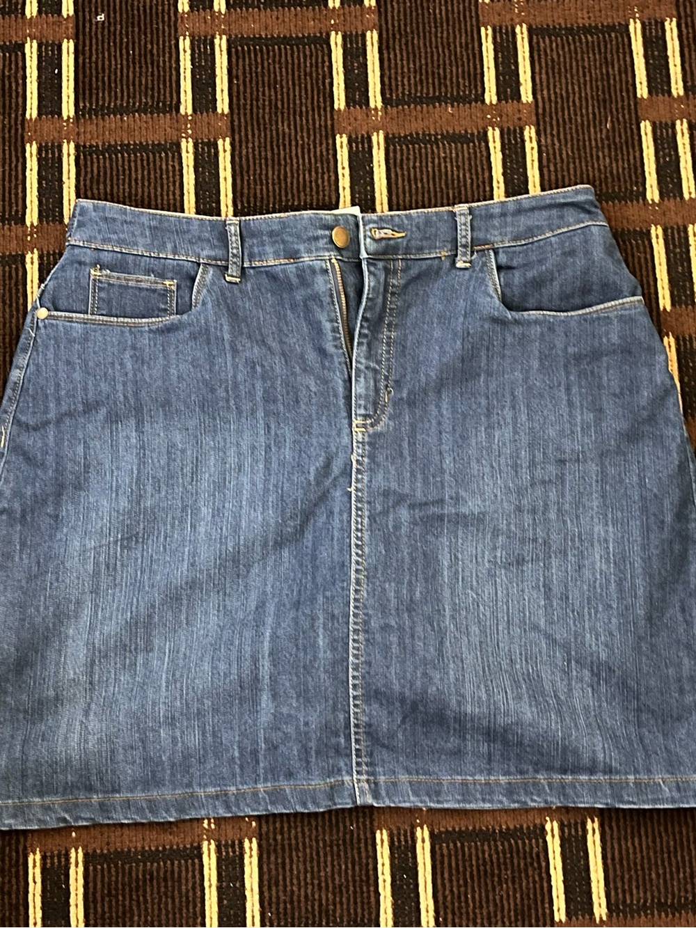 Women’s Croft & Barrow Skort Skirt Shorts Brand New Size 12 Denim 909